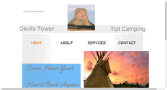 Desktop Screenshot of devilstowertipicamping.com