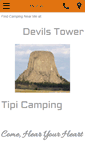 Mobile Screenshot of devilstowertipicamping.com